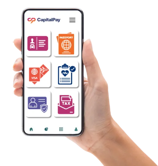 Phone with Capital Pay App